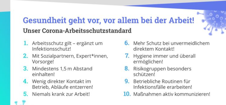 Bundesministerium stellt Arbeitsschutz vor